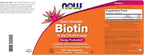NOW Foods Extra Strength Biotin 10,000mcg / 10 mg - 200 Veg Capsules (Pack of 2) - Hair, Skin, Nail - Supplement for Men and Women - B7 Vitamin - Vegetarian, Vegan, Non-GMO
