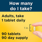 Nature Made Multivitamin for Him, Mens Multivitamins with No Iron, Daily Nutritional Support, Nature Made Multi Mens Vitamins & Minerals, 90 Tablets, 90 Day Supply