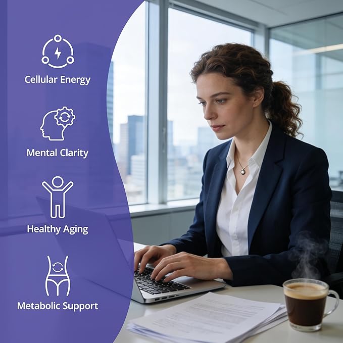 NAD+ Supplement for Women & Men – Multi-Pathway NAD Booster for Energy, Focus & Metabolic Health – with NMN 250mg, NR 100mg, Resveratrol, PQQ & Betaine