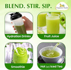 Organic Veda Moringa Super Greens, 30 Sticks Drink Mix Powder - 20 X Concentrated Moringa Leaf Powder Extract with Amla, Pineapple, Antioxidant Superfoods for Energy & Metabolism - Tea & Smoothie Mix