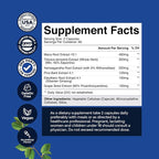 Potent Black Maca Root Capsules for Men - Herbal Wellness Supplement with Siberian Ginseng Ashwagandha and Black Maca Root - Men’s Wellness Supplement to Support General Health - 120 Count