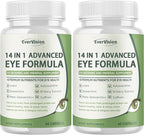 14 in 1 Advanced Eye Formula – Eye Vitamin and Mineral Supplement with Lutein, Zeaxanthin, Zinc & Bilberry Extract – Vision & Focus Support (2)