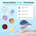 NAD+ Patches Comfortable All-Day Wear Vegan, Water-Resistant 90 Patches