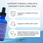 Eidon Ionic Minerals Liquid Silica & Zinc Drops, 2 Fl Oz, Immune Health, Skin Care, All-Natural Ingredients, No Artificial Colors or Preservatives
