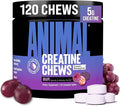 Animal Creatine Chews – 5g Creatine Monohydrate Tablets for Strength, Power & Training Recovery Support – Enhanced Absorption with AstraGin® – Convenient Chewable Format – 120 Tablets