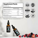 NutraChamps Zeolite Liquid Mineral Drops with Vitamins C, D3 & B12 - Immune Support Clinoptilolite Mineral Supplement for Daily Wellness Support – 60 mL, Berry Flavor