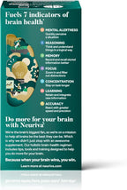 NEURIVA Ultra Decaffeinated Clinically Tested Nootropic Brain Supplement for Mental Alertness, Memory, Focus & Concentration, Cognivive, Neurofactor, Phosphatidylserine, Vitamins B6 B12, 60 Capsules
