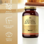 Solgar Chewable Calcium 500 mg - 120 Wafers, Pack of 3 - Promotes Musculoskeletal Health - Non-GMO, Vegan, Gluten, Wheat & Dairy Free, Kosher - 180 Total Servings
