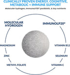 DRINK HRW Harmony+ Advanced Molecular Hydrogen Water + Immune Support: Up to 3X More Active Hydrogen, ImmunoLP20 Postbiotics, Plus VIT C, Zinc, B12 for Immune and Cellular Health (Raspberry, 30 count)