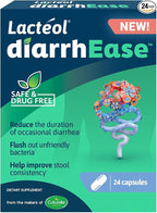 Lactéol diarrhEase- a Safe, Drug Free and clinically Tested postbiotic Strain That Helps soothes Occasional Digestive Upset and Shortens The Duration of Occasional Diarrhea, 24 Count