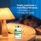 BergaMet 4 Sleep Support Formula with Ashwagandha KSM-66, Rhodiola, Chamomile Extract & L-Theanine – Natural Aid for Restful Nights and Stress Relief with no Melatonin – 60 Capsules