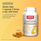 Jarrow Formulas Curcumin Phytosome 500 mg - 60 Veggie Capsules - Formulated with Meriva - Antioxidant Support Supplement - Joint Health & Support - 60 Servings
