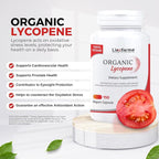 Organic Lycopene | Antioxidant Natural Supplement | with Organic Lycopene from Tomato | 150 Capsule Pack