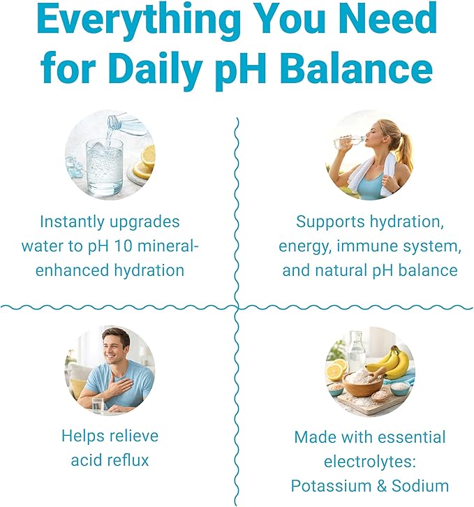 Alkalife pH Booster Drops, 1 Pack, Turn Any Drinking Water Into pH 10 Alkaline Water, 360 Servings Per Bottle, The Original Patented Formula, Electrolytes & Minerals