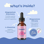 JoySpring Calmify Magnesium Glycinate for Kids | Liquid Magnesium with L-Theanine Supplement | Chamomile Extract & Passion Flower Extract | Sugar-Free Calm Drops | 1 fl oz (30 Servings)