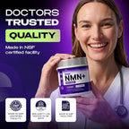 NMN Supplement with NAD+ and Resveratrol - 10,000MG Extra Strength | NMNH Alternative | NAD Liposomal Supplements for Men and Women - Supports Cellular Energy | 90 Capsules, 3 Months Supply
