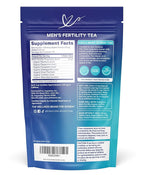 BlueStork Men's Fertility Tea: Organic Fertility Supplements for Men, Green Tea, Maca Root, and Ginkgo Biloba for Male Reproductive Health, Mint, 15 Sachets