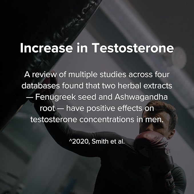 Peak Potential 12-in-1 Testosterone Support for Men – Fenugreek, Ashwagandha & Tongkat Ali – Natural Strength, Energy & Muscle Builder – 90 Capsules