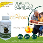 Bricker Labs Joint Comfort and Sugar Balance | Omega Cyclo Mussel for Joint Health + Big-V Triple Strength Vanadyl for Blood Sugar Support