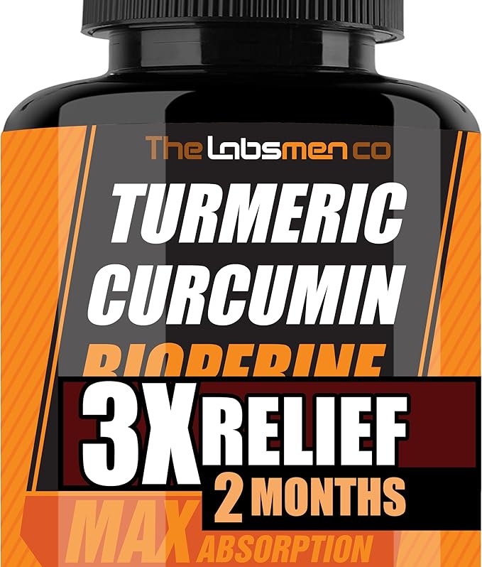 Just One Vegan Turmeric Curcumin Capsule a Day – 95% Curcuminoids Turmeric Curcumin 3X Formula with BioPerine® Black Pepper – Extra Strength – Supports Joint Comfort & Healthy Lifestyle – 2 Months