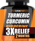 Just One Vegan Turmeric Curcumin Capsule a Day – 95% Curcuminoids Turmeric Curcumin 3X Formula with BioPerine® Black Pepper – Extra Strength – Supports Joint Comfort & Healthy Lifestyle – 2 Months