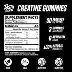 TASTY GAINS Creatine Gummies - 90g of Creatine Monohydrate - Workout Supplements - Build Muscle & Boost Strength for Men & Women - Made in USA - Non GMO - (Large, Strawberry Creamsicle Flavor)