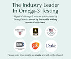 ALGAECAL Omega 3 Finger Test Kit – Easy Home Test Kit with Pre-Paid Return Envelope, Quick & Hassle-Free Certified Lab-Verified Results for Accurate Omega-3 Levels, Made in USA (Pack of 3)