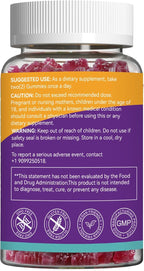 Quercetin Gummies, 1000mg Quercetin with Bromelain Zinc Elderberry, Immune & Antioxidant Support, Vegan Gummies for Adults & Kids, 60 Count