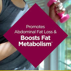 Nature's Bounty Optimal Solutions Metabolism Booster Supplement, Boosts Fat Metabolism, Promotes Abdominal Fat Loss, with Citrus Extracts and Black Ginger, 60 Capsules (Pack of 2)