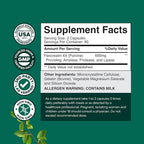 Natures Craft Pancreatin Digestive Enzymes for Digestive Health - Pancreatic Enzymes for Humans with Fat Carb and Protein Women and Men - Protease Amylase & Lipase Digestion -120ct