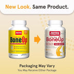 Jarrow Formulas BoneUp Three Per Day for Bone Density and Skeletal Nutrition, Includes Vitamin D3, K2 (as MK-7) and Calcium, 180 Capsules, 60 Day Supply, (Pack of 2)