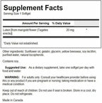 Swanson Lutein 20 Milligrams 60 Sgels