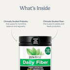 Zenwise Health Daily Probiotic Fiber Supplement with Metabolic Probiotics to Help Control Cravings and Support Digestive Health - Metabolism Support for Women & Men - 15-Day Serving