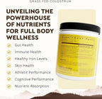 Ancestral Supplements Bovine Colostrum Powder - Grass Fed, Freeze Dried, Immune Support and Gut Health, 120 Servings
