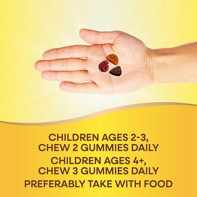 Nature's Way Alive! Children's Premium Gummy Multivitamin, Gluten Free, Made with Pectin, 90 Gummies