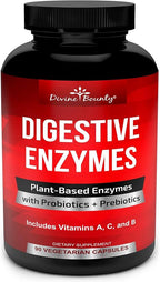 Divine Bounty D-Mannose Capsules & Digestive Enzymes with Probiotics Bundle
