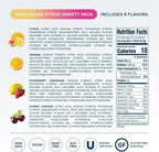 DripDrop Sugar Free Hydration Packets - Zero Citrus Variety Pack - Single Serve Electrolytes Powder Drink Mix - Cherry Limeade, Citrus, Orange, Strawberry Lemonade - Non-GMO, Gluten Free - 32 Sticks