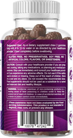 Vitamatic Iron 65 mg Gummies Supplement for Women & Men - 60 Vegan Gummies - Great Tasting Iron Gummy Vitamins with Vitamin C (1)