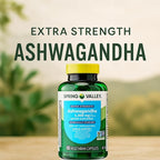 Spring Valley Ashwagandha - 1300mg – 60 Count – Includes Sticker