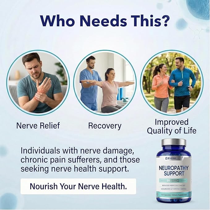 Nerve Savior for Neuropathy Supplements, with 600 mg Alpha Lipoic Acid, Neuropathy Pain Relief for Feet, Hands and Joints, Overall Nerve Health Support, 120 Capsules,01