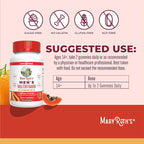 MaryRuth's Multivitamin Gummies for Men | Vitamin A, C, D, E, B6, B12, Biotin, Zinc | Energy Metabolism | Immunity | Bone Health | Cellular Health | Vegan | Non-GMO | Gluten & Sugar Free | 60 Count