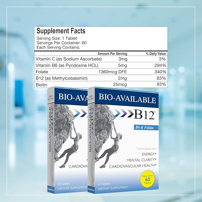 Wellgenix Bio Available Daily Multivitamins (60 ct) - Focus Support Formula with Vitamins Methyl B12, B6, Folate & Biotin - Sublingual Energy & Diet Supplement for Immune & Overall Health