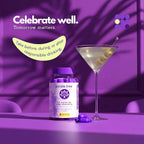 purple tree Post-Celebration Wellness Supplement | Liposomal Dihydromyricetin (DHM), L-Glutathione, Milk Thistle for Liver Support & Hydration | Electrolytes, B Vitamins, Willow Bark | 60 Capsules