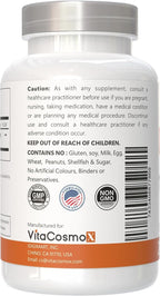 Diosmin Capsules, 240 Count, 1000 mg Serving, Vegan, Citrus Bioflavonoids 100% Vegetarian, Non-GMO & Gluten Free Diosmin Supplement with Max Strength - 2 Packs