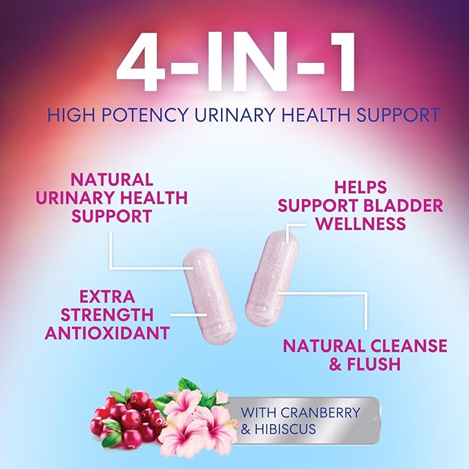 D-Mannose Supplement - 1,000mg D Mannose Per Serving with Cranberry, Hibiscus & Dandelion - Fast-Acting, Natural Urinary & Bladder Support for Women & Men – Flush & Cleanse Impurities – 180 Capsules