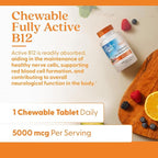 Doctors Best Chewable Fully Active Methyl B12, Methylcobalamin, Energy, Memory, & Mood Support, Non-GMO, Gluten Free, Soy Free, Vegan 60 Tablets