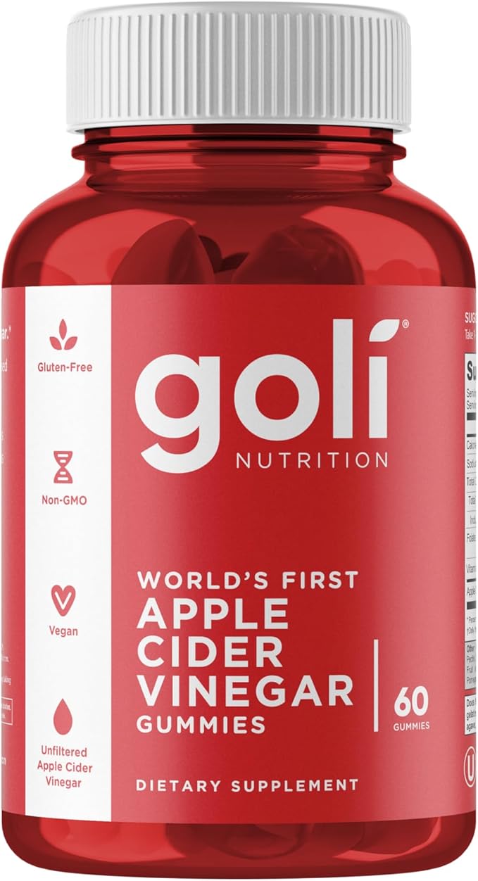 3 Bottles of Goli Favorites Bundle: Ashwagandha KSM-66, Apple Cider Vinegar, Matcha Mind Supplements with Cognizin, Vitamins D2 and B12