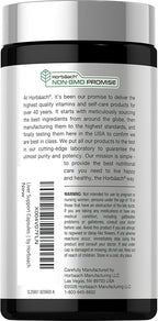 Horbäach Liver Support | 600 mg Milk Thistle | 90 Vegetarian Capsules | Herbal Detox Formula | Non-GMO, Gluten Free