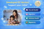 Doctor's Choice Kids Daily Probiotics, New Formula with 24 Billion CFU with Prebiotics & Digestive Enzymes, Acid-Resistant DRcaps, Vegan, Non-GMO, Gluten Free, 60 Capsules
