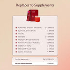 IM8 Daily Ultimate Essentials All-in-One Multivitamin Supplement, 92 Nutrient Rich Ingredients CoQ10, Probiotics, Vitamins, Greens, Gluten Free, Vegan, Variety Pack (90 Powder Packets)